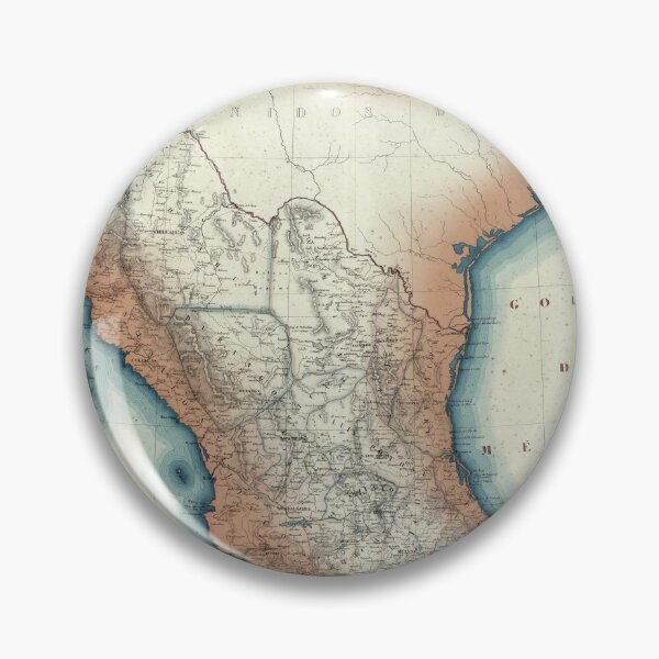 Item preview, Vintage map of Mexico painted in the style of One Piece designed and sold by CecyLL.