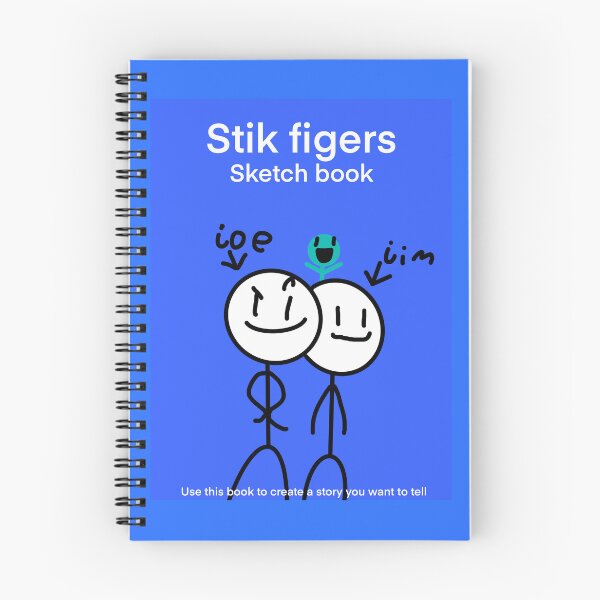 Item preview, Cuaderno de bocetos Stik Figers designed and sold by Stikworld.