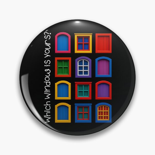 Item preview, Colorful Window Art – Whimsical Wall Decor for Creative Spaces designed and sold by Psycho-Crazy.