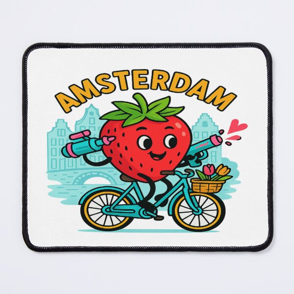 Item preview, Amsterdam Meme Ride: Strawberry Jams but My Glock Don’t Frog designed and sold by Globalcitytees.