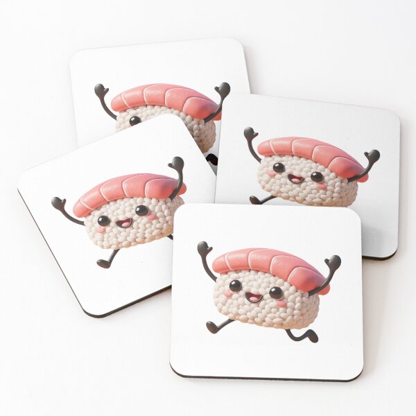 Item preview, Puni Sushi – Tuna Nigiri Kawaii Character (Cute Japanese Sushi Art) designed and sold by YOKOSUKATARO.