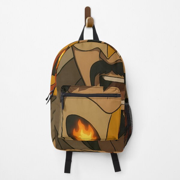 Item preview, Flaming Masked Warrior – Fiery Eyes Anime Illustration designed and sold by BambaKchula.