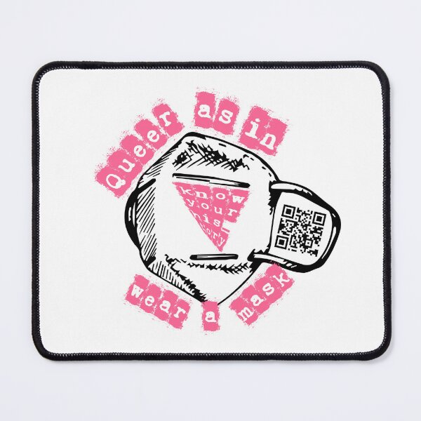 Item preview, queer as in wear a mask designed and sold by samiam519.