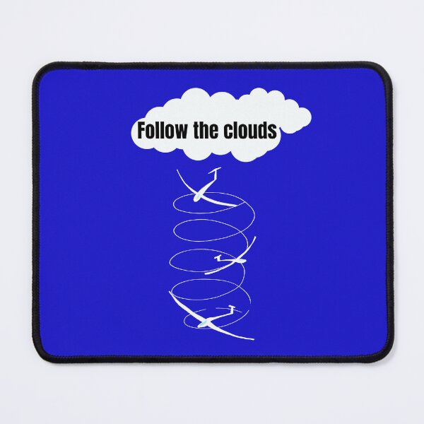 Item preview, Funny Glider plane quote follow the clouds thermals sailplane designed and sold by Artstastic.