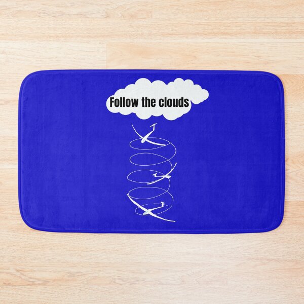 Item preview, Funny Glider plane quote follow the clouds thermals sailplane designed and sold by Artstastic.