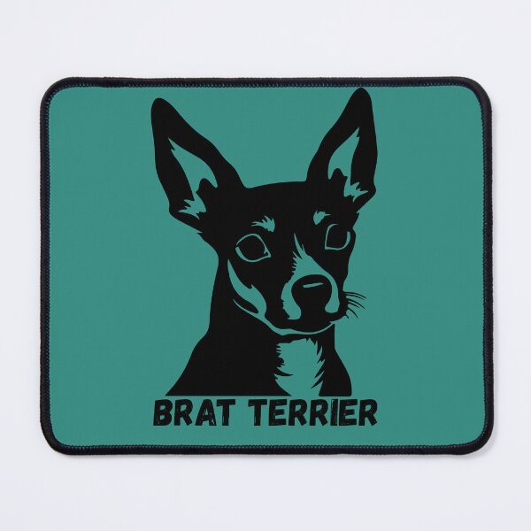Item preview, Brat Terrier Bold Silhouette – Rat Terrier Dog Lover Design designed and sold by The Shady Paddler.