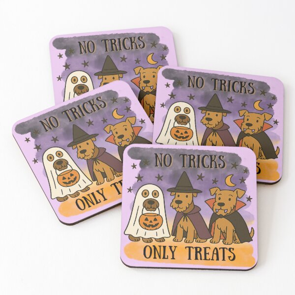 Item preview, Airedale Terrier Halloween - Ghost Witch Vampire designed and sold by HugelItOut.
