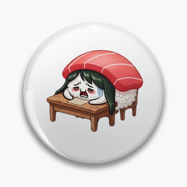 Item preview, Puni Sushi – ‘Nope...’ Tuna Edition (Kawaii Japanese Character) designed and sold by YOKOSUKATARO.