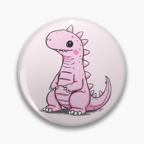 Item preview, Baby Godzilla pink  designed and sold by FatBirdie.