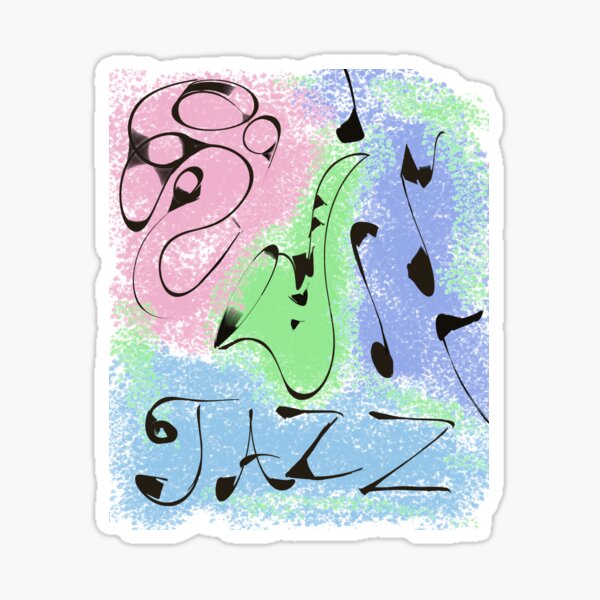 Item preview, Jazz design green sax designed and sold by ERICHMAN.