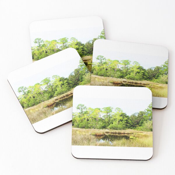 Item preview, Within the Pines and Goldens Greens of Grass lies a Pool of Tranquil Water Jennings State Forest, Clay County, Florida Artistic Photograph  designed and sold by Shannon Sears .