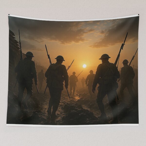 Item preview, WWI Trenches at Dawn designed and sold by Skyframe Aviation.