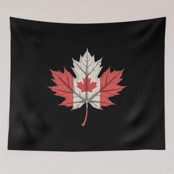 Item preview, Canadian Flag Maple Leaf designed and sold by Paper Drip.