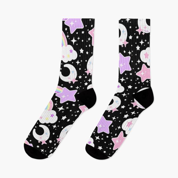 Item preview, Dreamy Rainbow (Black) designed and sold by HolleyTeaTime.