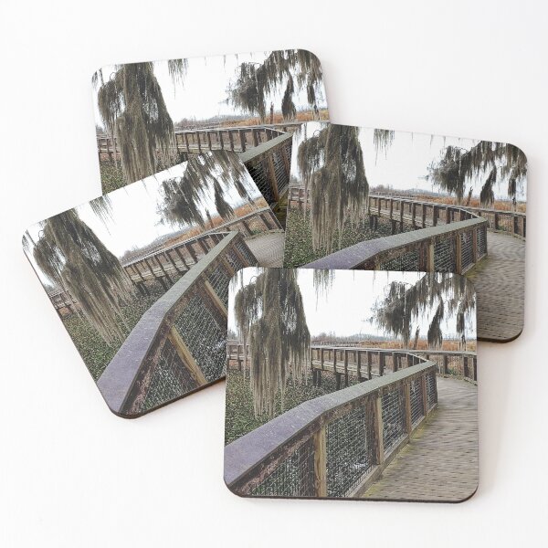 Item preview, Paynes Prairie Alligator Board Walk Artistic Photograph  designed and sold by Shannon Sears .