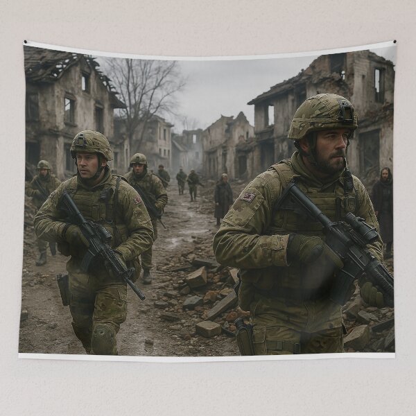 Item preview, British Peacekeepers in Kosovo designed and sold by Skyframe Aviation.