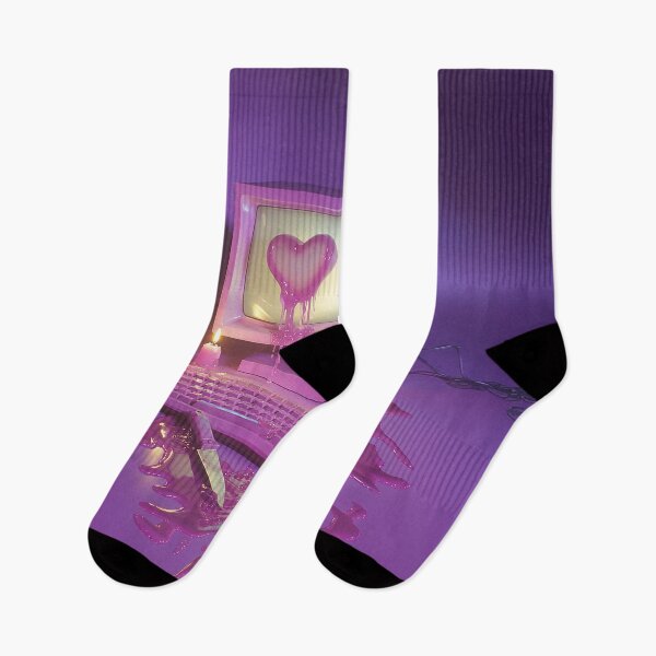 Item preview, Vaporwave Y2K Melting Heart Pink Computer Aesthetic Retro Tech designed and sold by Starcrimedesign.