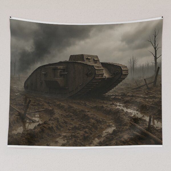 Item preview, Mk IV Tank Crossing No Mans Land designed and sold by Skyframe Aviation.