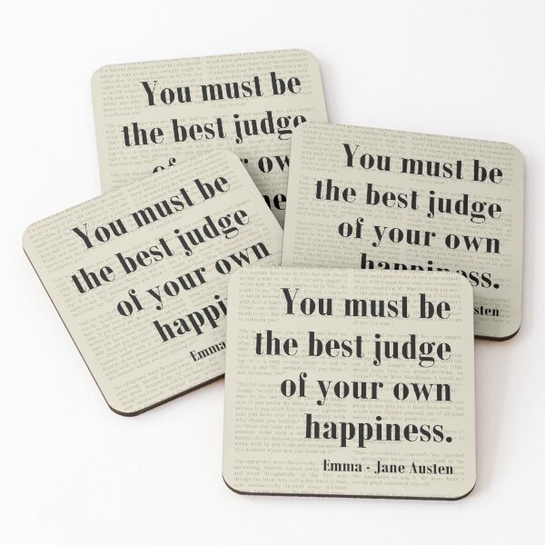 Item preview, Own Happiness Emma Jane Austen Quote Literature Novel designed and sold by kakarikihill.