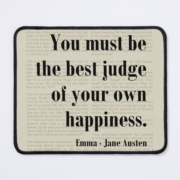 Item preview, Own Happiness Emma Jane Austen Quote Literature Novel designed and sold by kakarikihill.