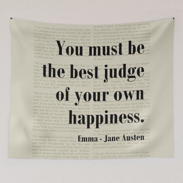 Item preview, Own Happiness Emma Jane Austen Quote Literature Novel designed and sold by kakarikihill.