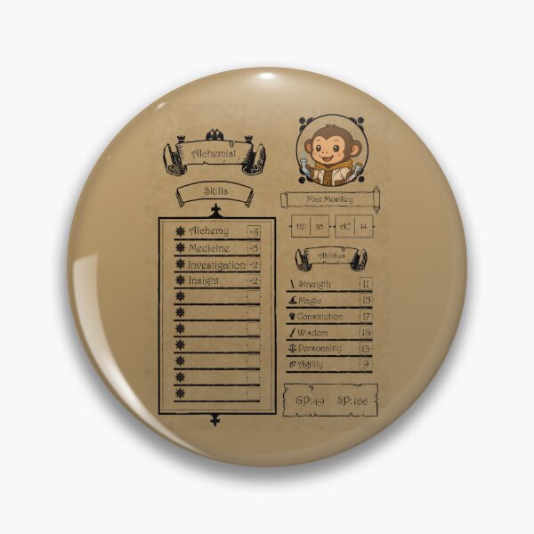 Item preview, Max Character Sheet designed and sold by GriftingMediums.
