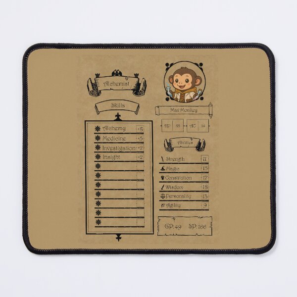 Item preview, Max Character Sheet designed and sold by GriftingMediums.