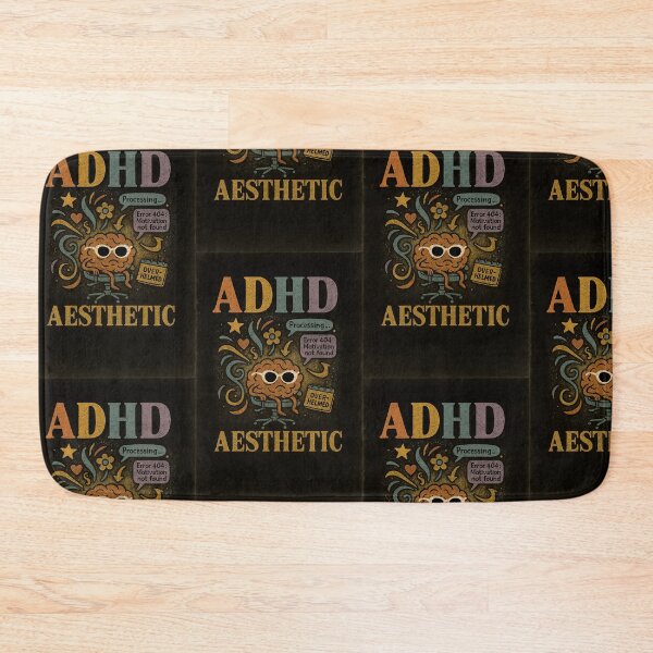 Item preview, “ADHD Aesthetic – Grunge Brain in Cobain Shades” designed and sold by HomeUGo.