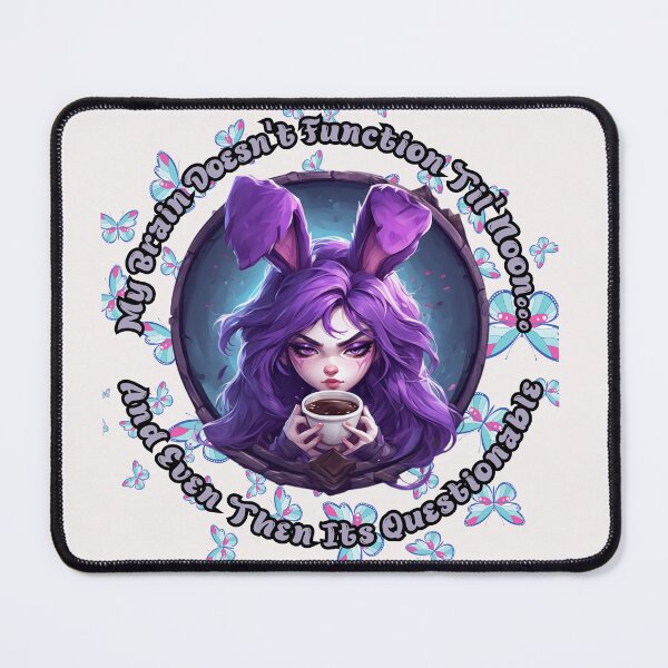 Item preview, Brain Doesn't function (Bunny) designed and sold by Shortyshadow4.