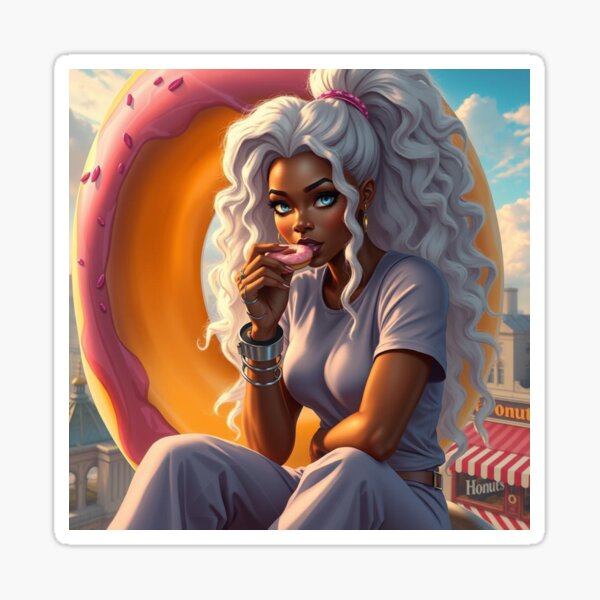 Item preview, Girl with hair like clouds designed and sold by Gamer-Barbie.