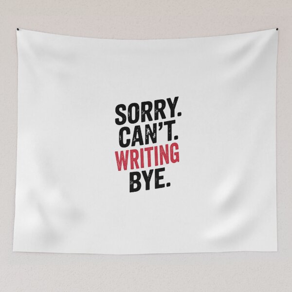 Item preview, Sorry can't Writing bye - Funny Writing Lover designed and sold by Oussinc.
