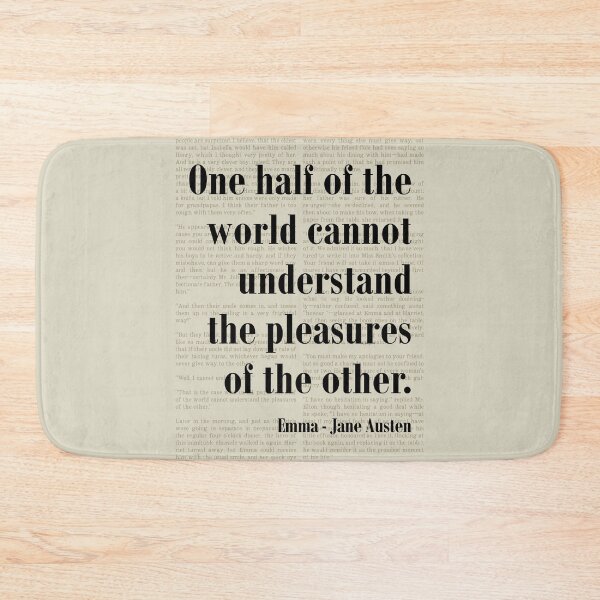 Item preview, Pleasures of Others Emma Jane Austen Quote Literature Novel designed and sold by kakarikihill.