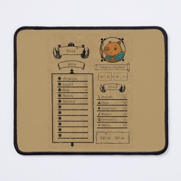 Item preview, Cameron Character Sheet designed and sold by GriftingMediums.