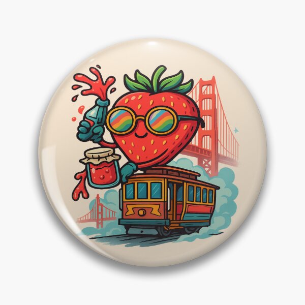 Item preview, San Francisco Foggy Jam: Funny Strawberry Meme – My Weapon is Jam designed and sold by Globalcitytees.