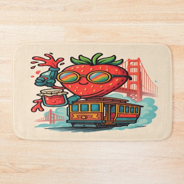 Item preview, San Francisco Foggy Jam: Funny Strawberry Meme – My Weapon is Jam designed and sold by Globalcitytees.