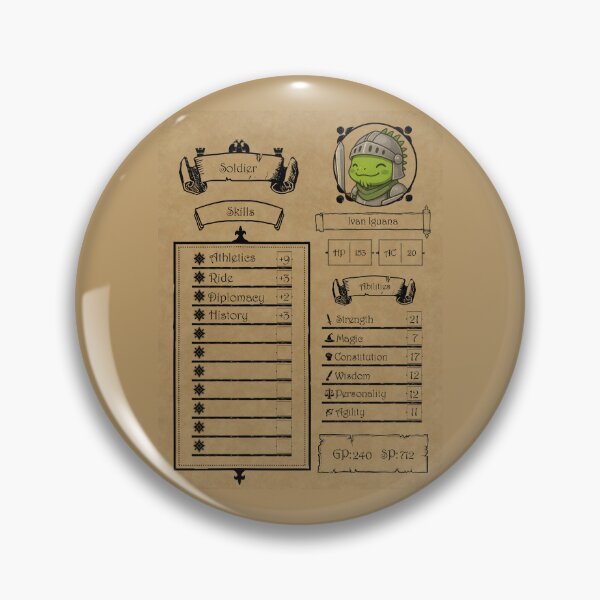 Item preview, Ivan Character Sheet designed and sold by GriftingMediums.