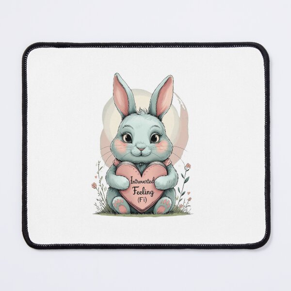 Item preview, Fi Bunny – Introverted Feeling with a Heart Journal designed and sold by bookedandbusys.