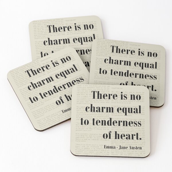 Item preview, Tenderness of Heart Emma Jane Austen Quote Literature  designed and sold by kakarikihill.