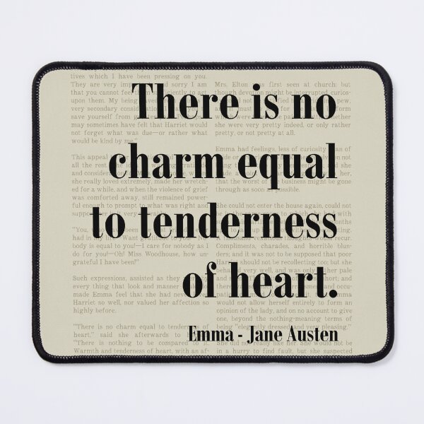 Item preview, Tenderness of Heart Emma Jane Austen Quote Literature  designed and sold by kakarikihill.
