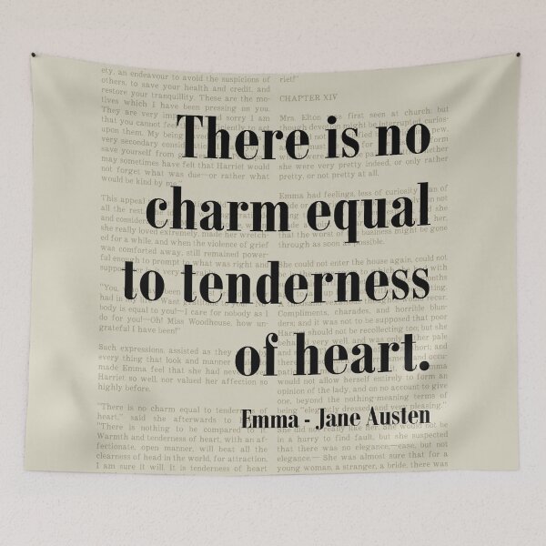Item preview, Tenderness of Heart Emma Jane Austen Quote Literature  designed and sold by kakarikihill.