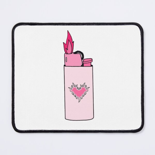 Item preview, pink flame lighter  designed and sold by pnkrose.