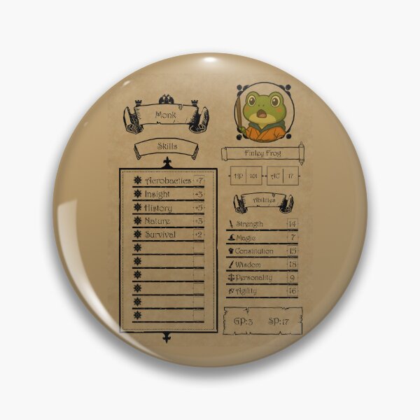 Item preview, Finley Character Sheet designed and sold by GriftingMediums.