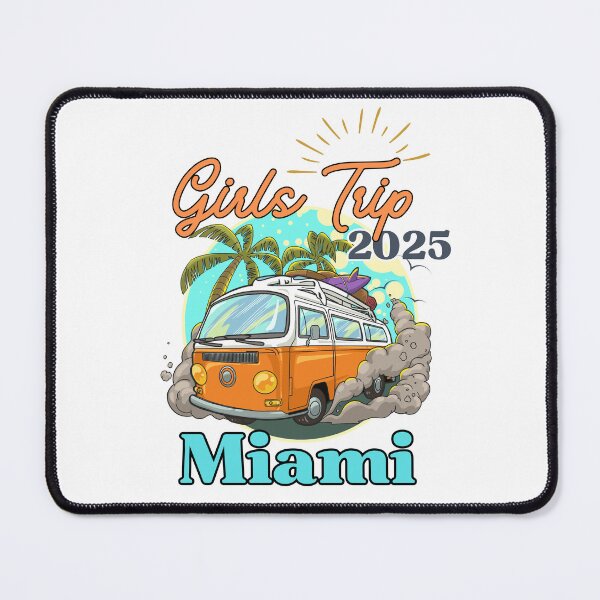 Item preview, Girls Trip Miami 2025 - Tropical Beach Vacation designed and sold by ZACK ART.