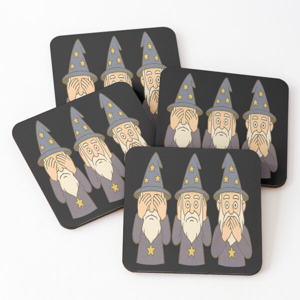 Item preview, Three wise Wizards see/hear/speak no evil designed and sold by JamesDunican.