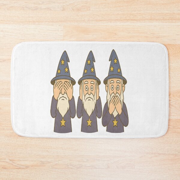 Item preview, Three wise Wizards see/hear/speak no evil designed and sold by JamesDunican.