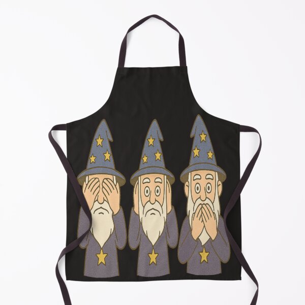 Item preview, Three wise Wizards see/hear/speak no evil designed and sold by JamesDunican.