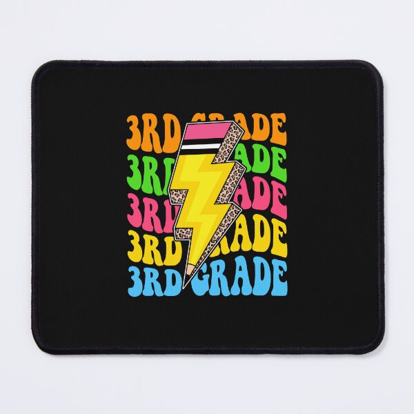 Item preview, 3rd Grade Retro Lightning Pencil Leopard Back to School designed and sold by facegm.