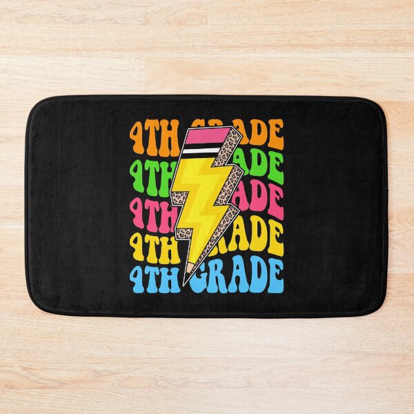 Item preview, 4th  Grade Retro Lightning Pencil Leopard Back to School designed and sold by facegm.