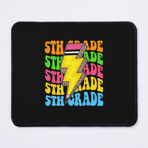 Item preview, 5th Grade Retro Lightning Pencil Leopard Back to School designed and sold by facegm.