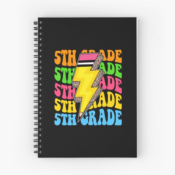 Item preview, 5th Grade Retro Lightning Pencil Leopard Back to School designed and sold by facegm.